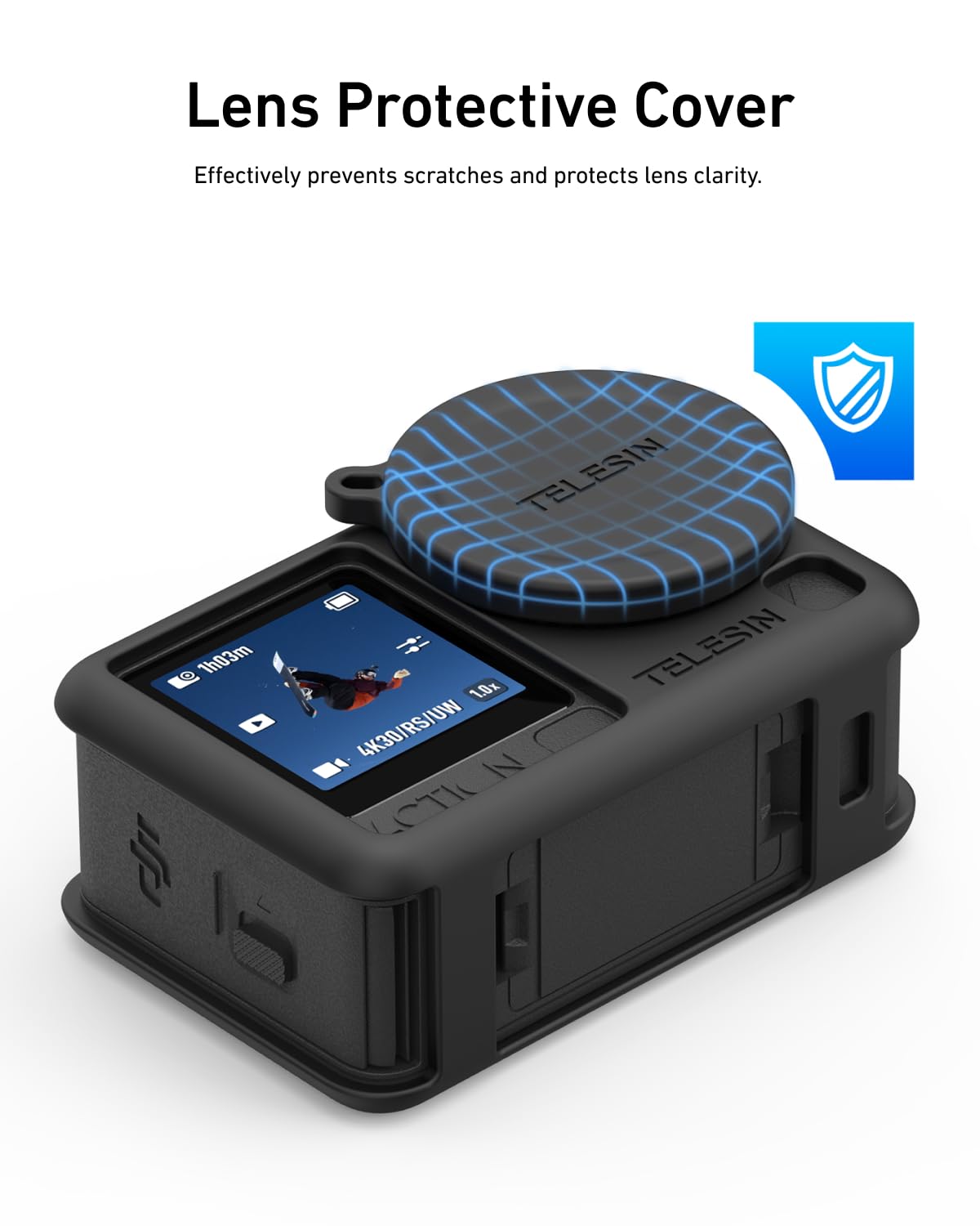 Amazon.com : TELESIN Silicone Protective Case for DJI Osmo Action